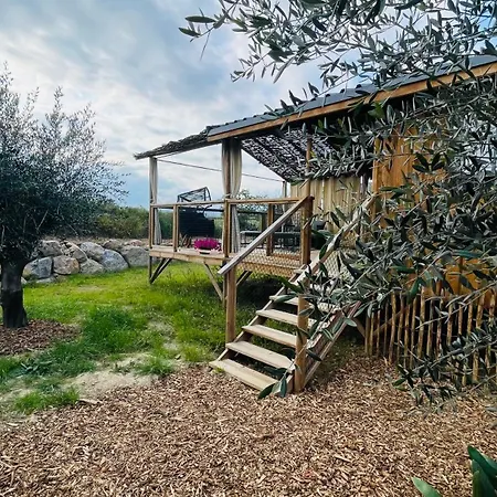 Lodges Dans Les Vignes Domaine Terre Des Mages Saint-Genies-de-Fontedit Extérieur photo